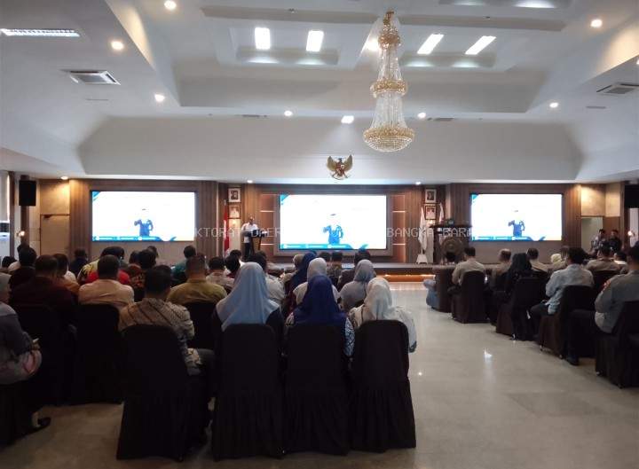 Inspektorat Daerah Kabupaten Bangka Barat Hadiri Entry Meeting Penilaian Penyelenggaraan Pelayanan Publik Tahun 2026